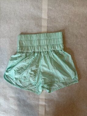 Free people Movement High-Waist Mint Green shorts